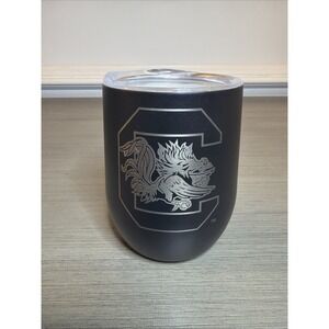 South Carolina Gamecocks Tumbler - Black Stainless Steel 12oz - Official NCAA